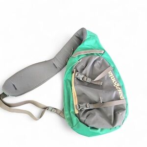 Patagonia Teal and Gray Backpack